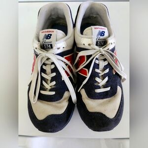 New Balance Classic 574 Men's Red/White/Blue Size 8 Sneakers